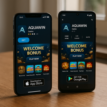 Aquawin Casino - Mobile Website - iOS und Android kompatibel